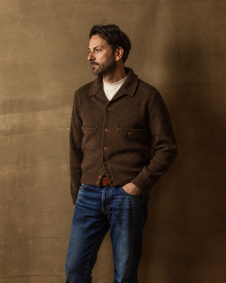 Max 3 Short B Jacket in Brown