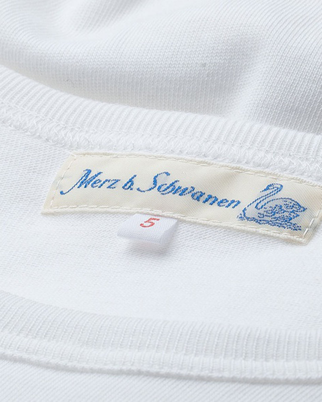 215 Loop-Wheeled T-Shirt in White