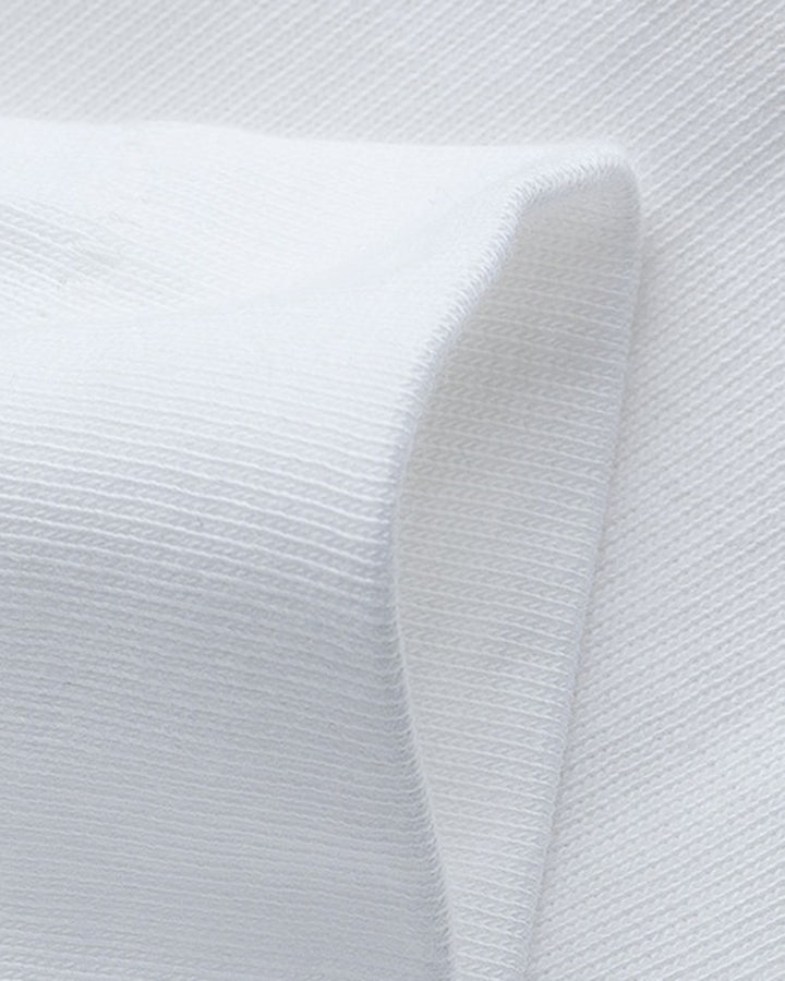 215 Loop-Wheeled T-Shirt in White
