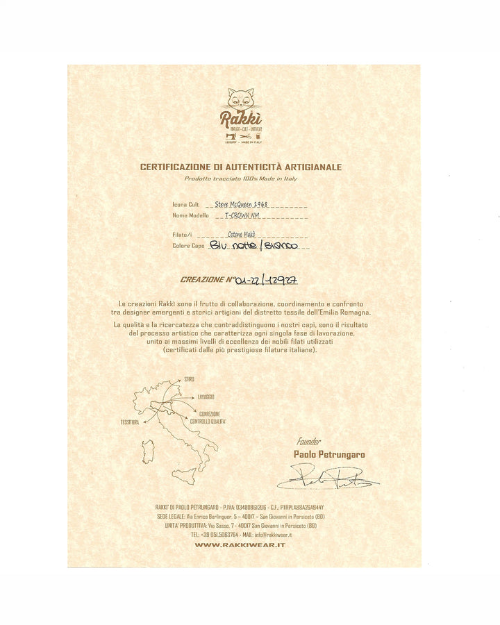 T Crown Shirt in Navy