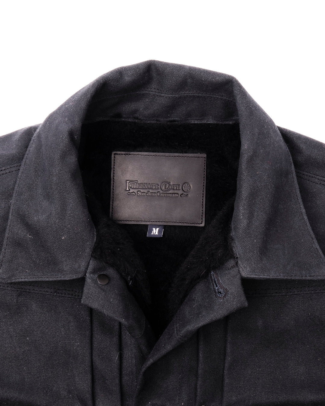 Alpaca Lined Waxed Riders Jacket - Black