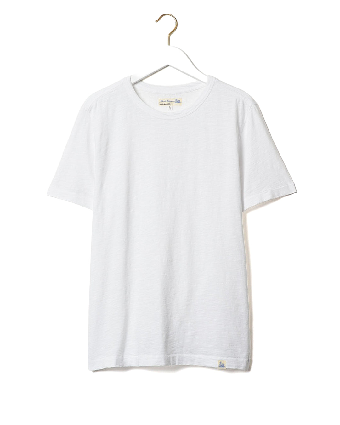 SCT04 Pima Slub Cotton Tee in White