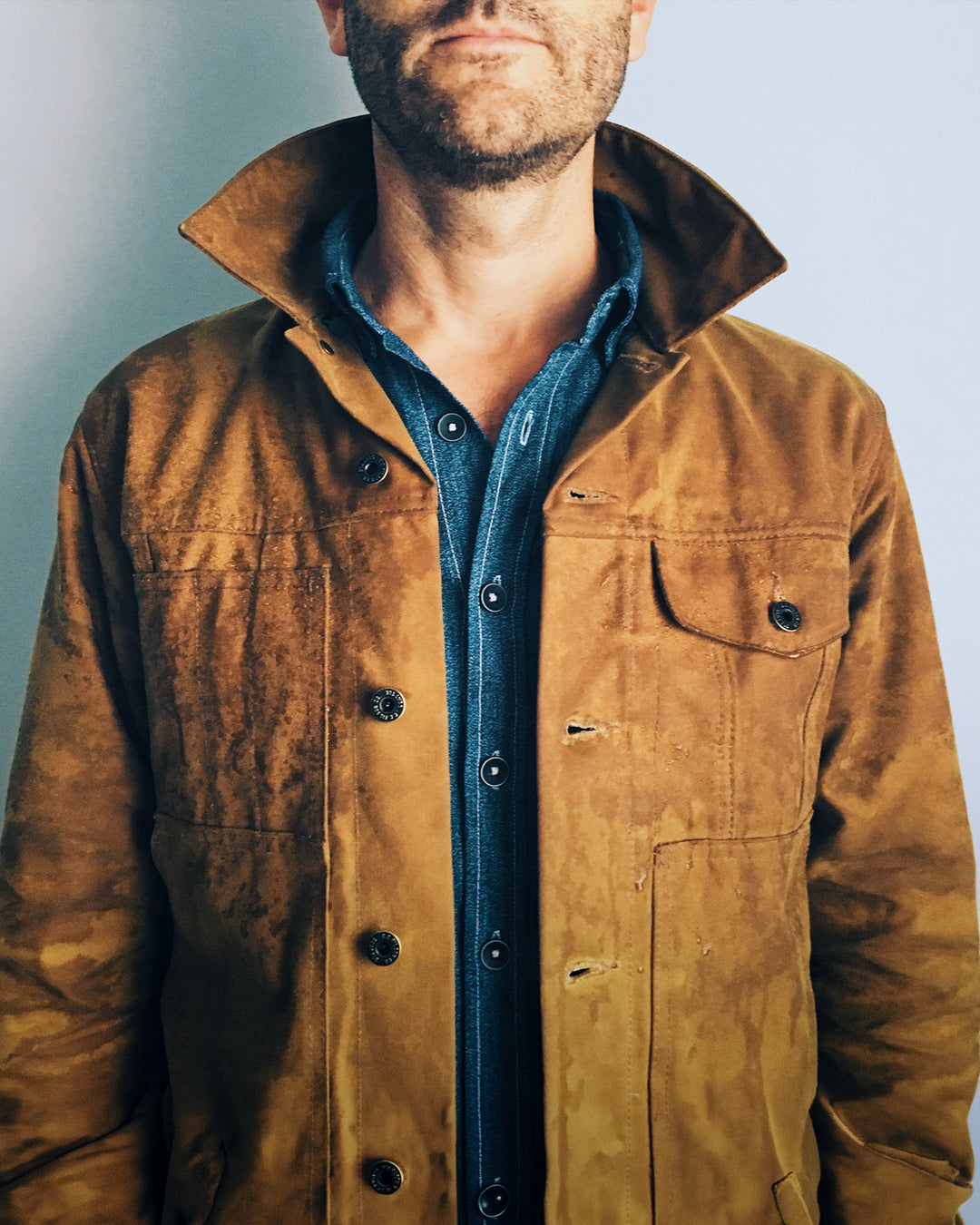 Short Lined Cruiser in Dark Tan