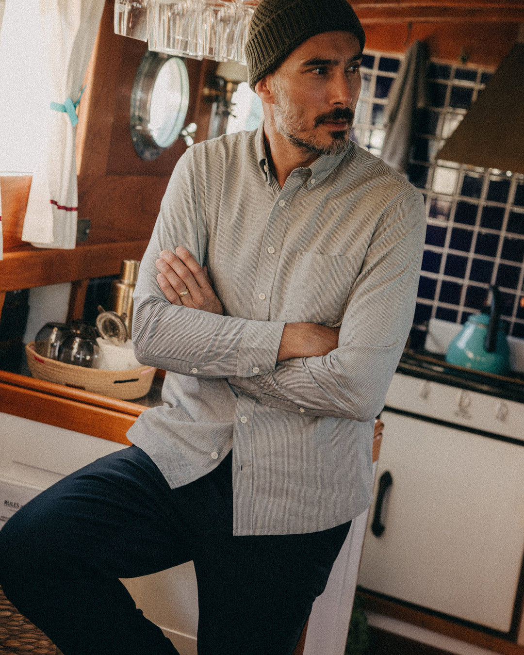 The Jack in Rinsed Indigo Stripe Chambray