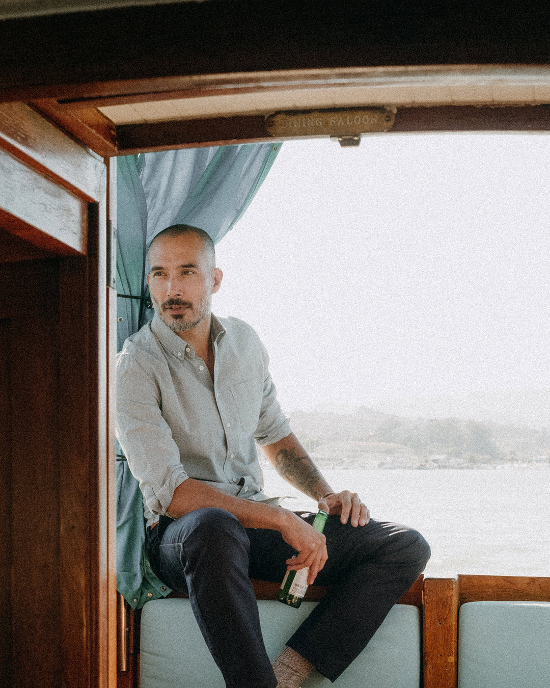 The Jack in Rinsed Indigo Stripe Chambray