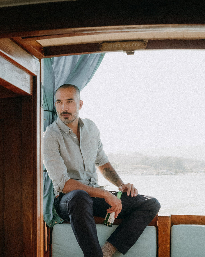 The Jack in Rinsed Indigo Stripe Chambray