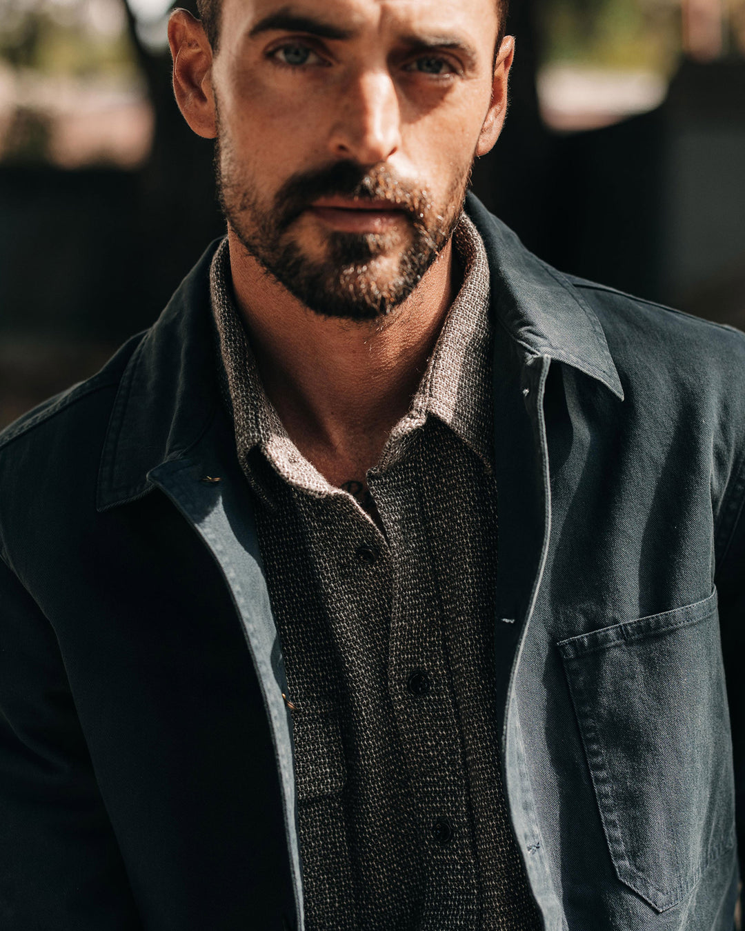 The Ojai Jacket in Organic Navy Foundation Twill