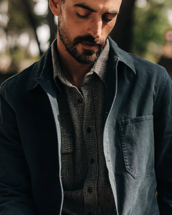 The Ojai Jacket in Organic Navy Foundation Twill