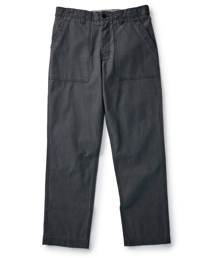 The Surplus Pant in Faded Black Reverse Sateen