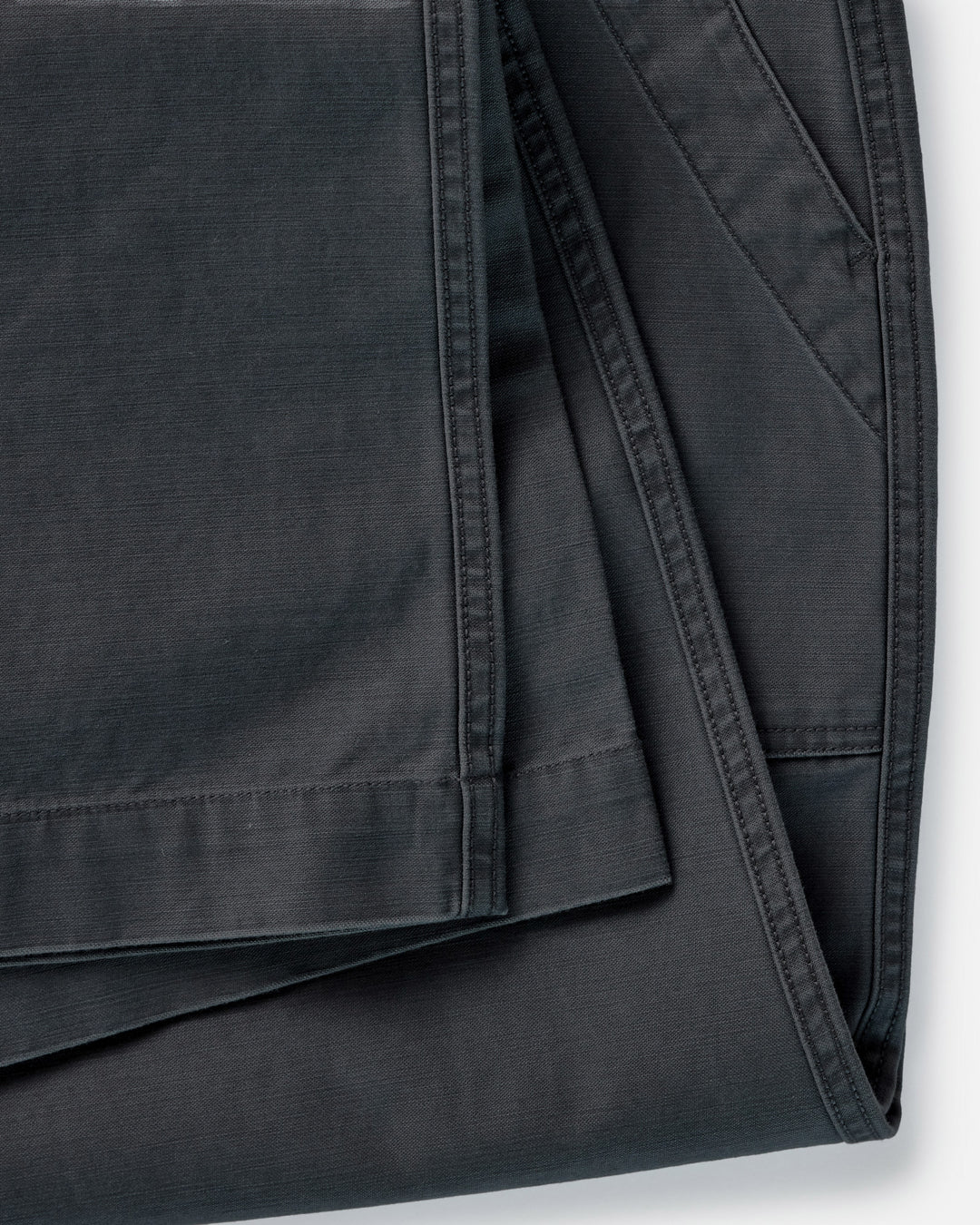 The Surplus Pant in Faded Black Reverse Sateen
