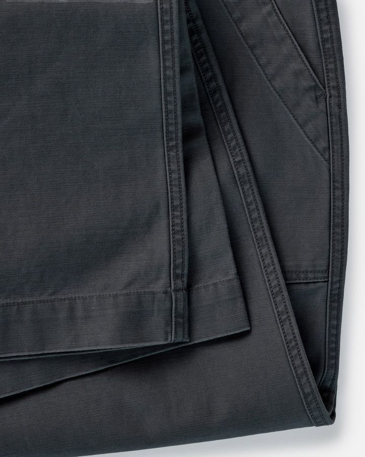 The Surplus Pant in Faded Black Reverse Sateen