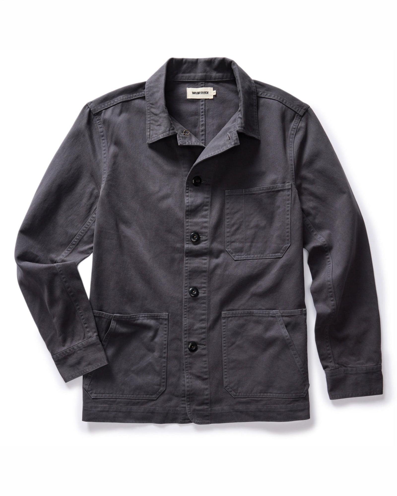 The Ojai Jacket in Organic Charcoal Foundation Twill – The Revive Club