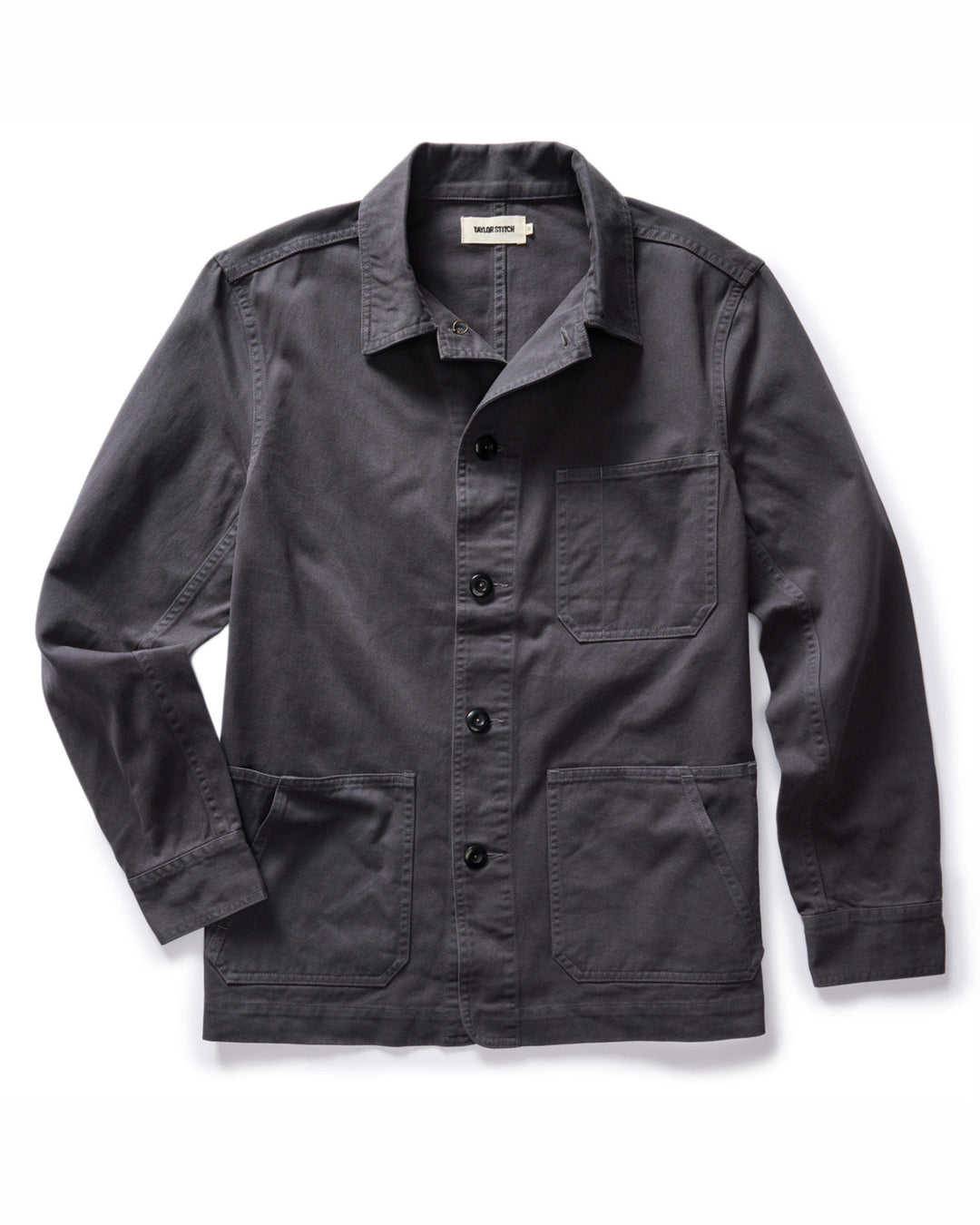 The Ojai Jacket in Organic Charcoal Foundation Twill