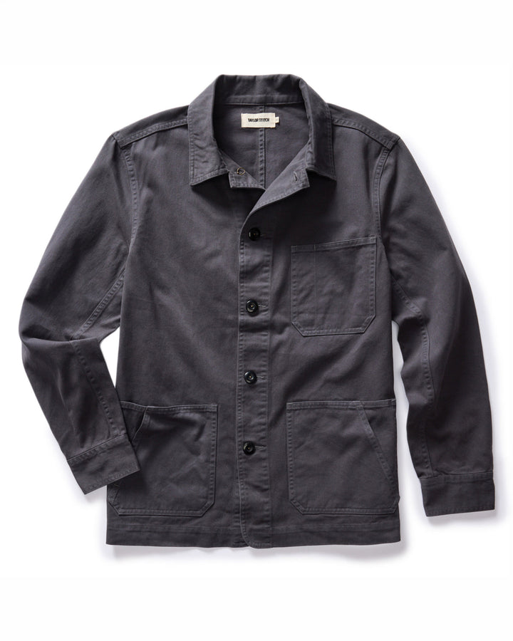 The Ojai Jacket in Organic Charcoal Foundation Twill