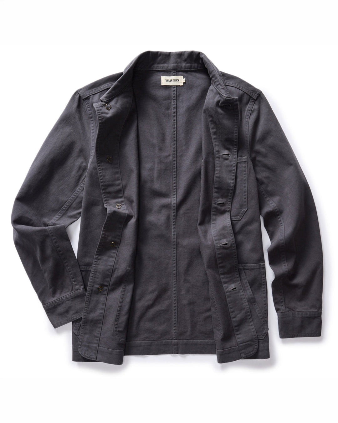 The Ojai Jacket in Organic Charcoal Foundation Twill