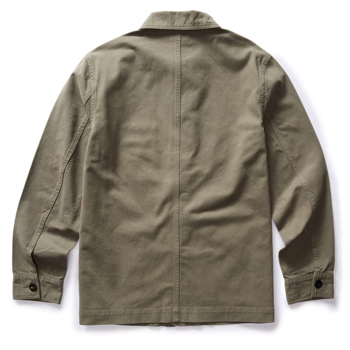 The Ojai Jacket in Organic Smoked Olive Foundation Twill