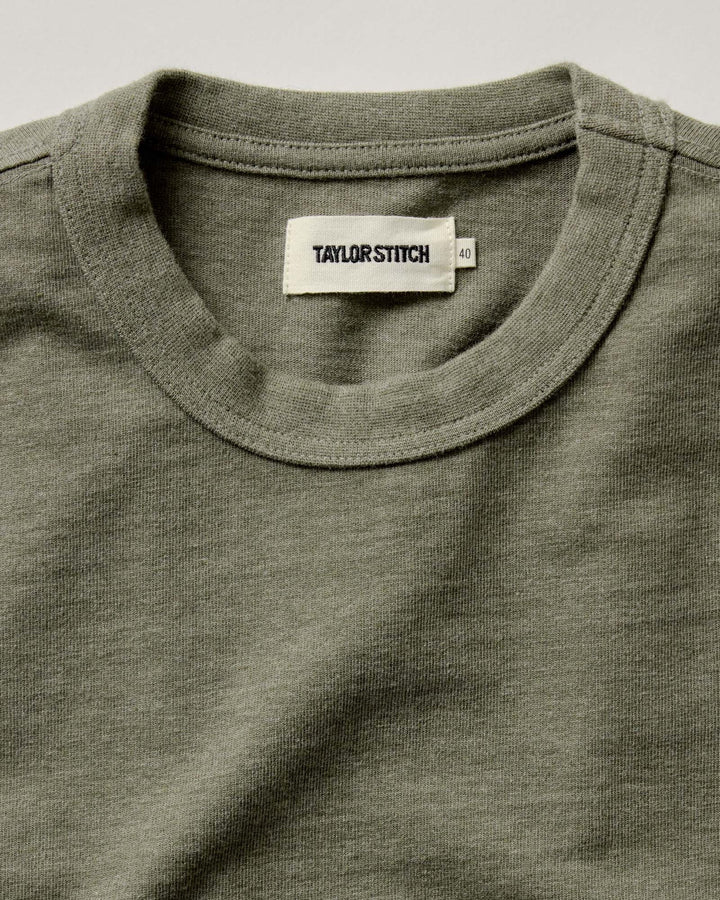 The Organic Cotton Shop Tee in Army Twist