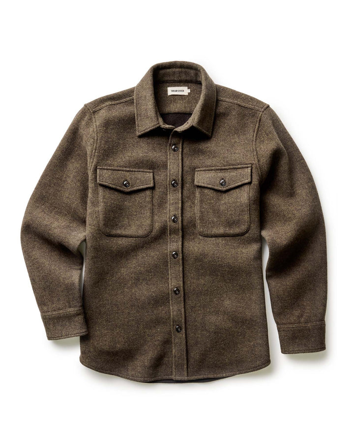 The Maritime Shirt Jacket in Ranger Twill Wool