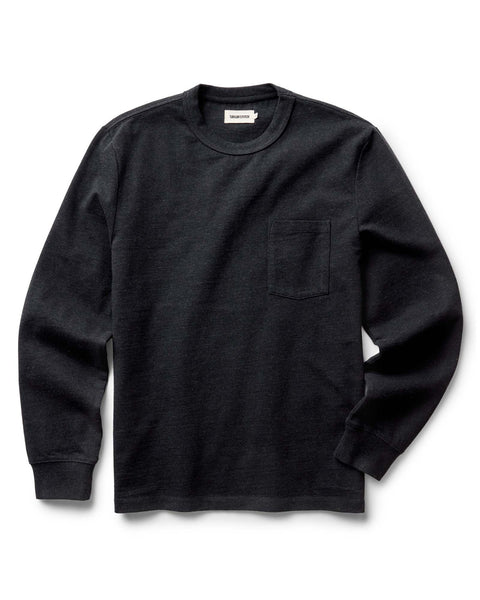 The Long Sleeve Shop Tee in Coal Twist – The Revive Club