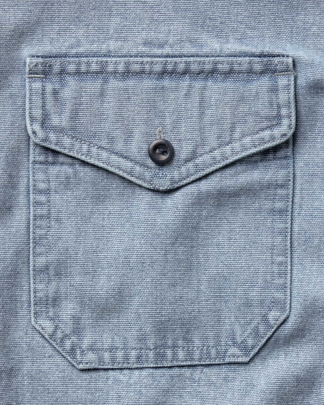 The Cadet Shirt in Washed Indigo Oxford