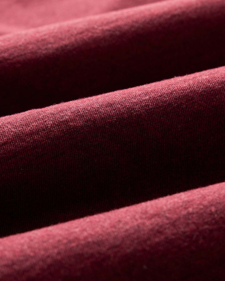The Organic Cotton Shop Tee in Dried Cherry Twist