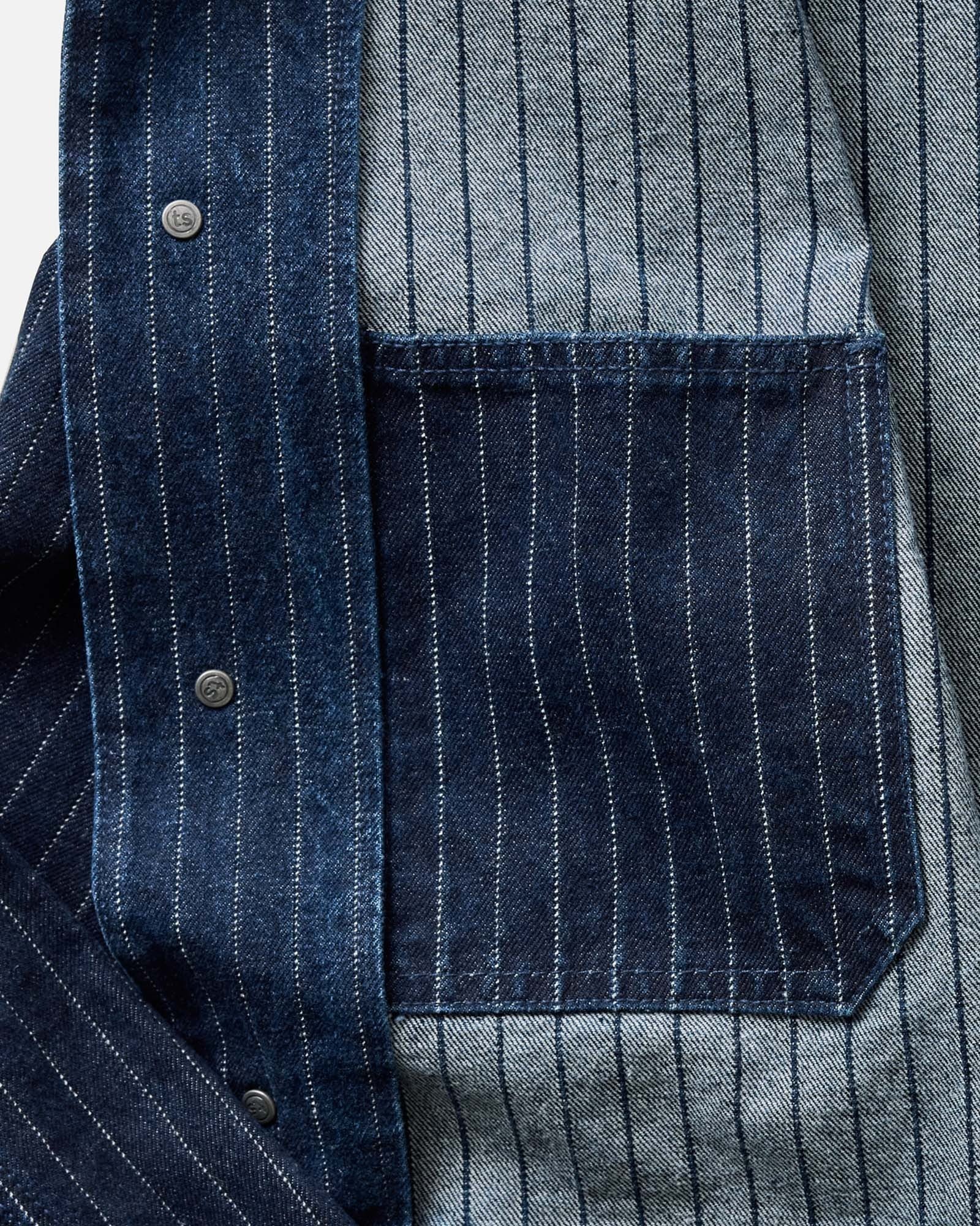 The Fremont Jacket in Rinsed Indigo Dobby Denim – The Revive Club
