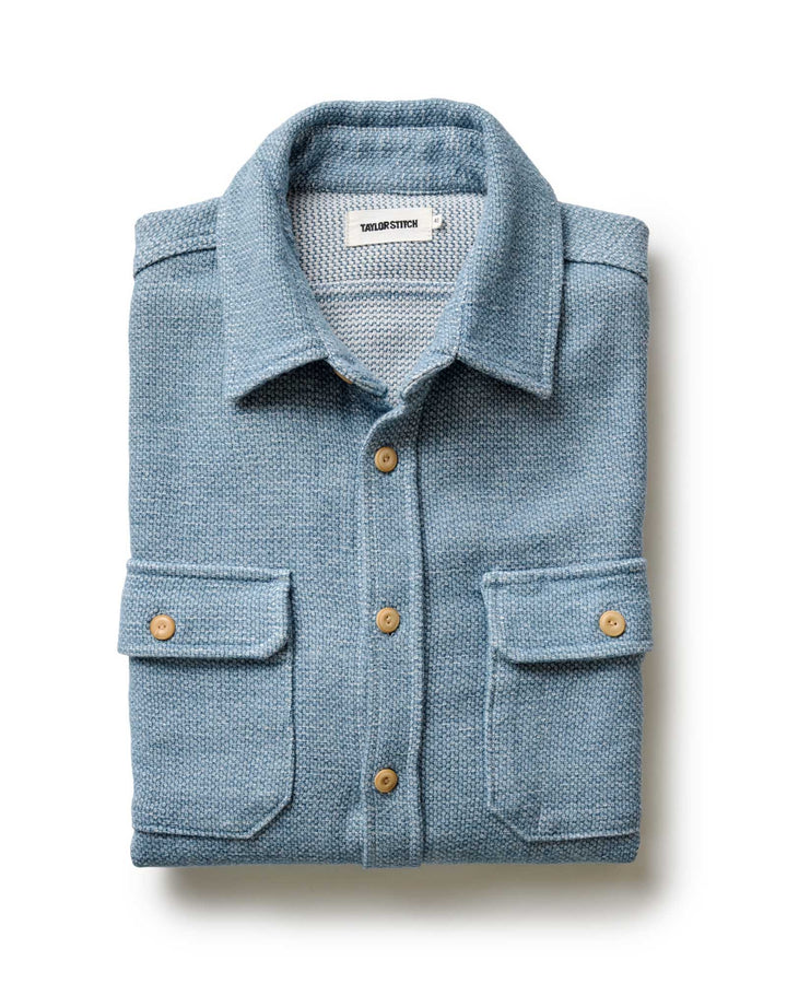 The Division Shirt in Washed Indigo