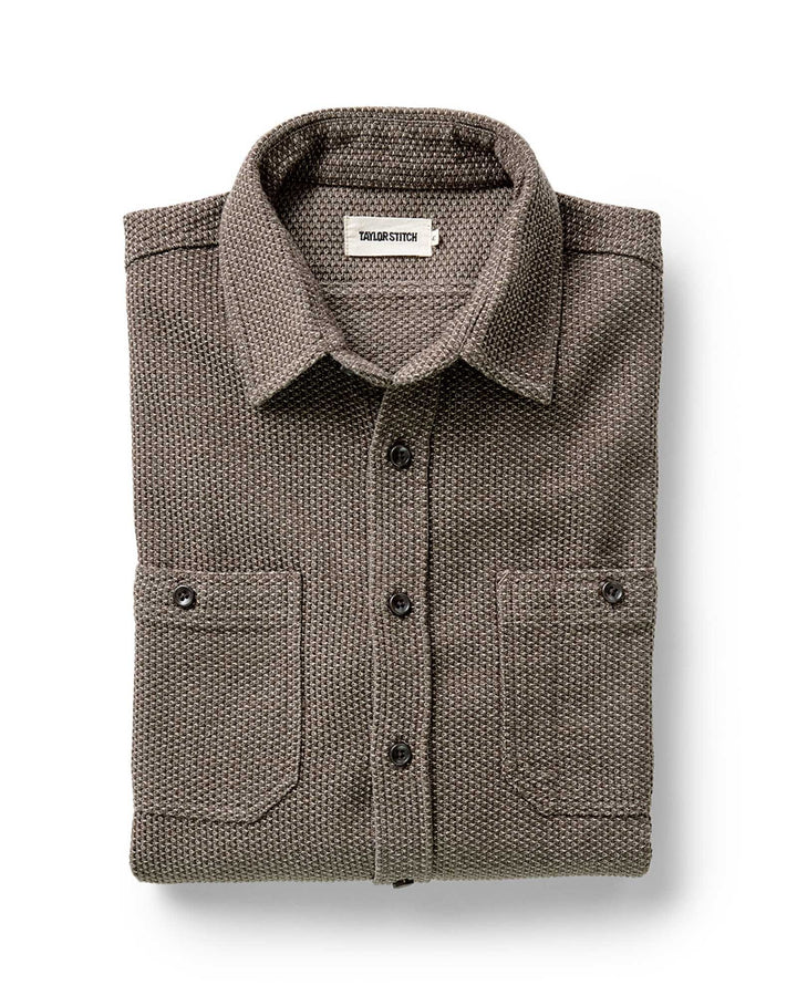 The Utility Shirt in Mulch Sashiko