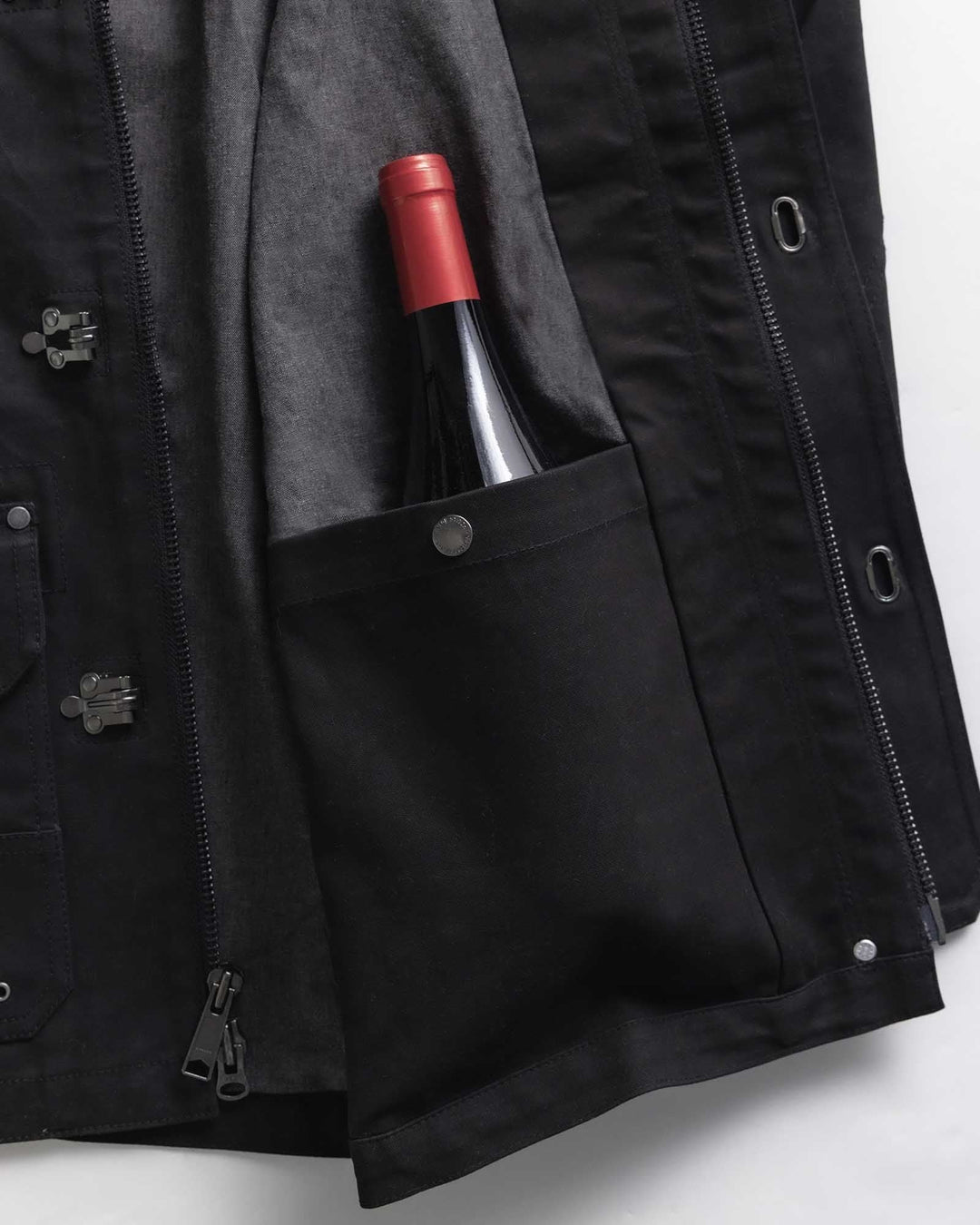 The Cinder Jacket in Coal Dry Wax