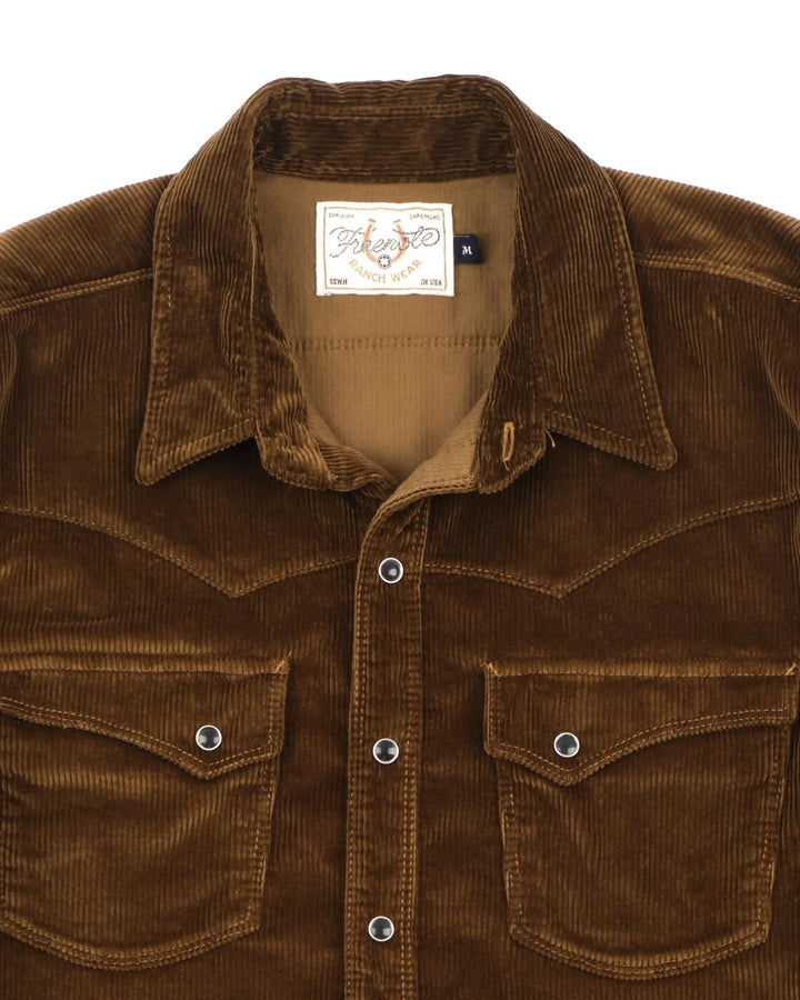 Calico in Gold Corduroy