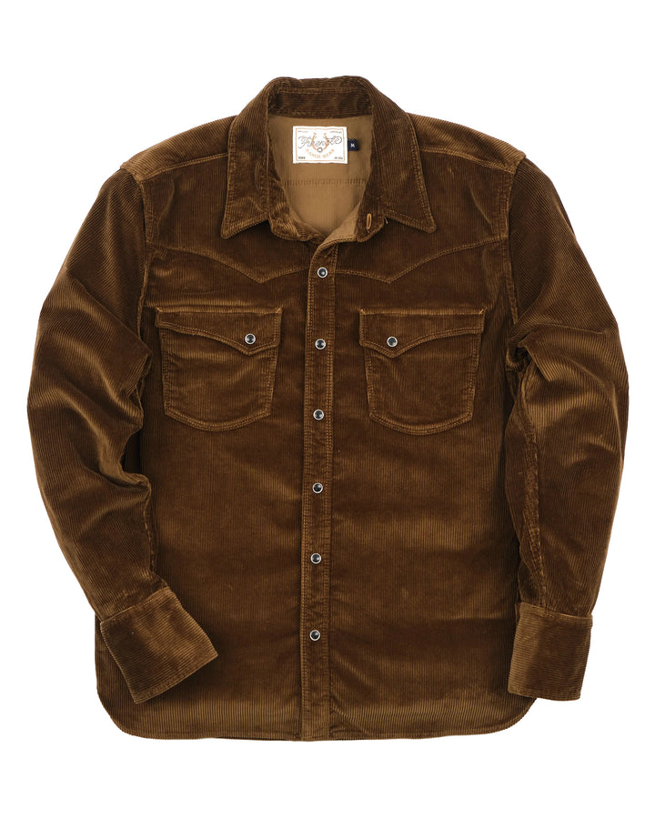 Calico in Gold Corduroy