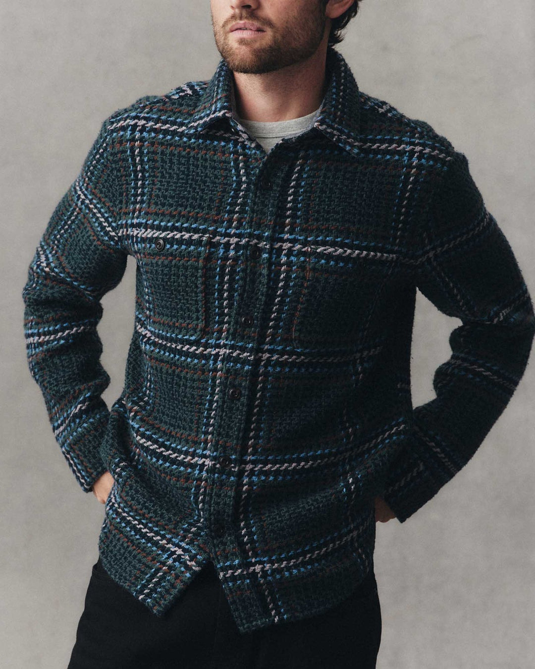 The Cutter Overshirt in Canal Check