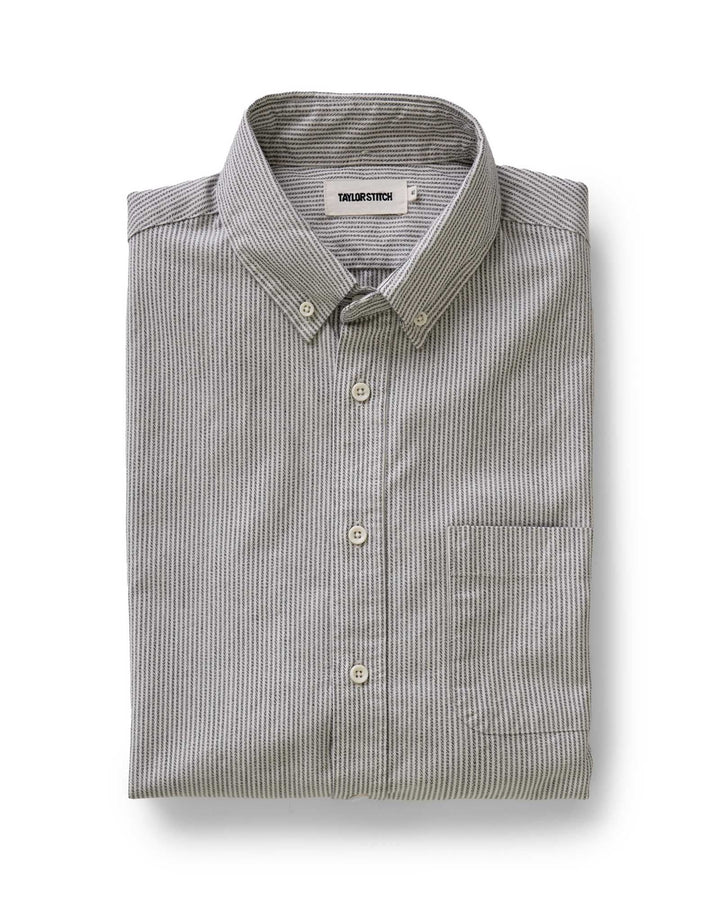 The Jack in Coal Jaspe University Stripe Oxford