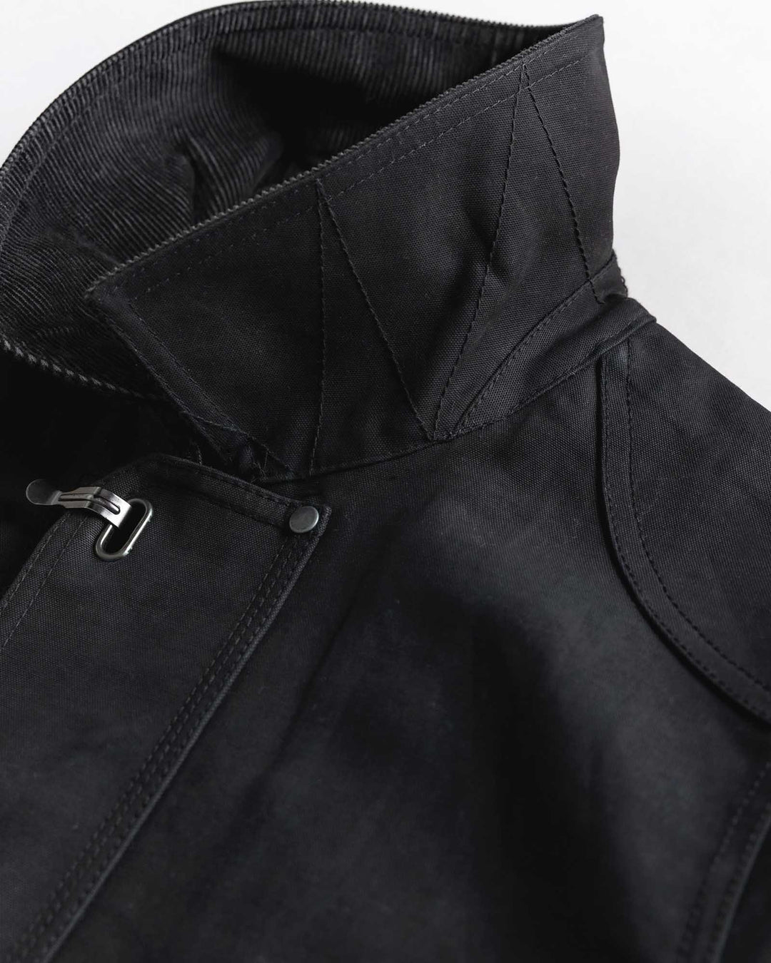 The Cinder Jacket in Coal Dry Wax