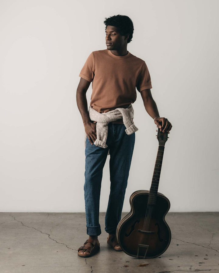 The Democratic Jean in Japanese Washed Indigo Sashiko