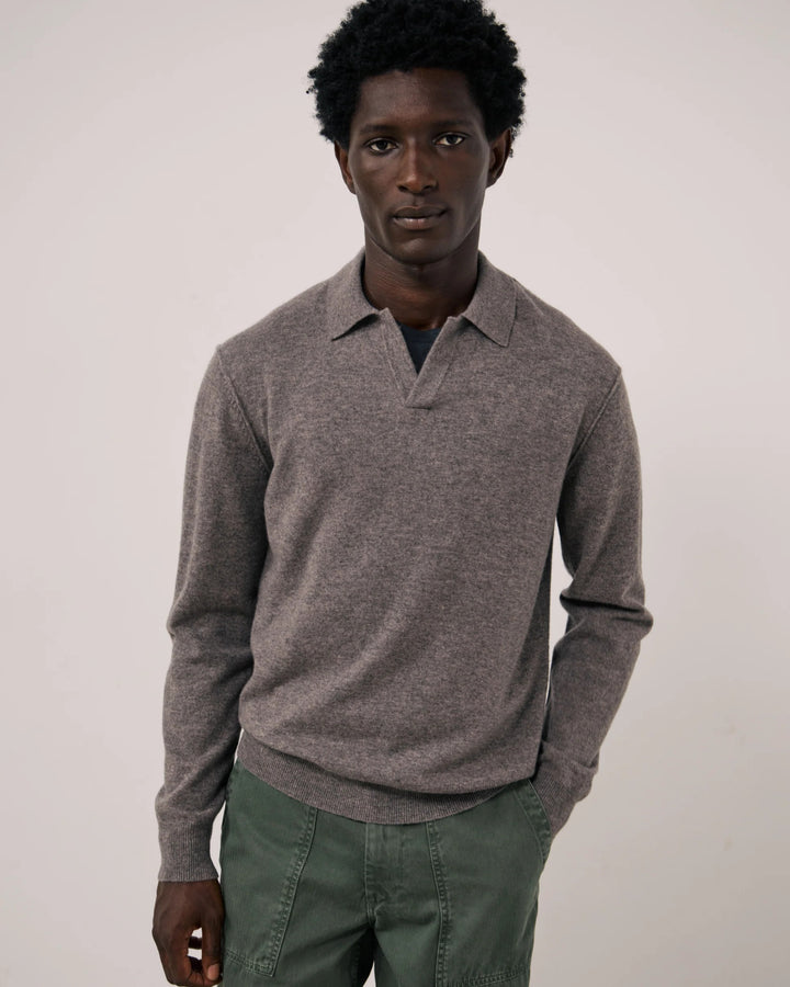 Cashmere Polo Sweater