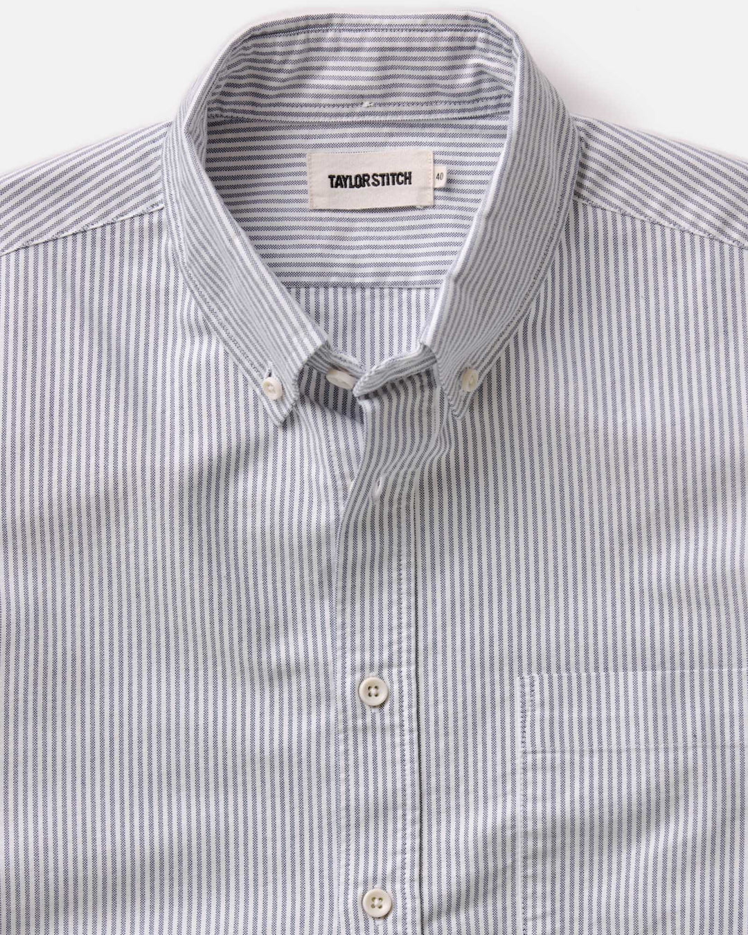 The Jack in Navy University Stripe Everyday Oxford