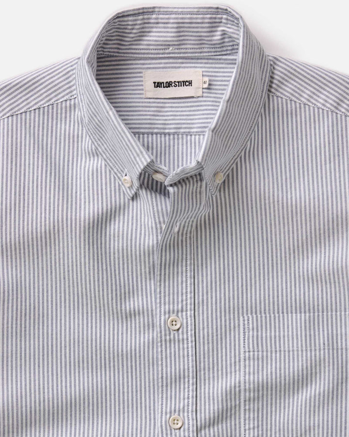 The Jack in Navy University Stripe Everyday Oxford