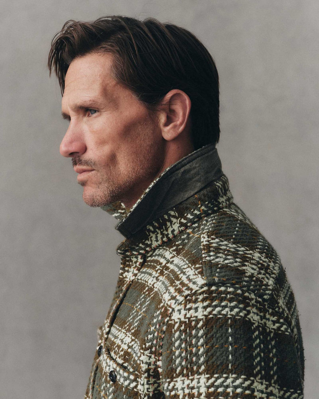 The Cutter Overshirt in Buzzard Check
