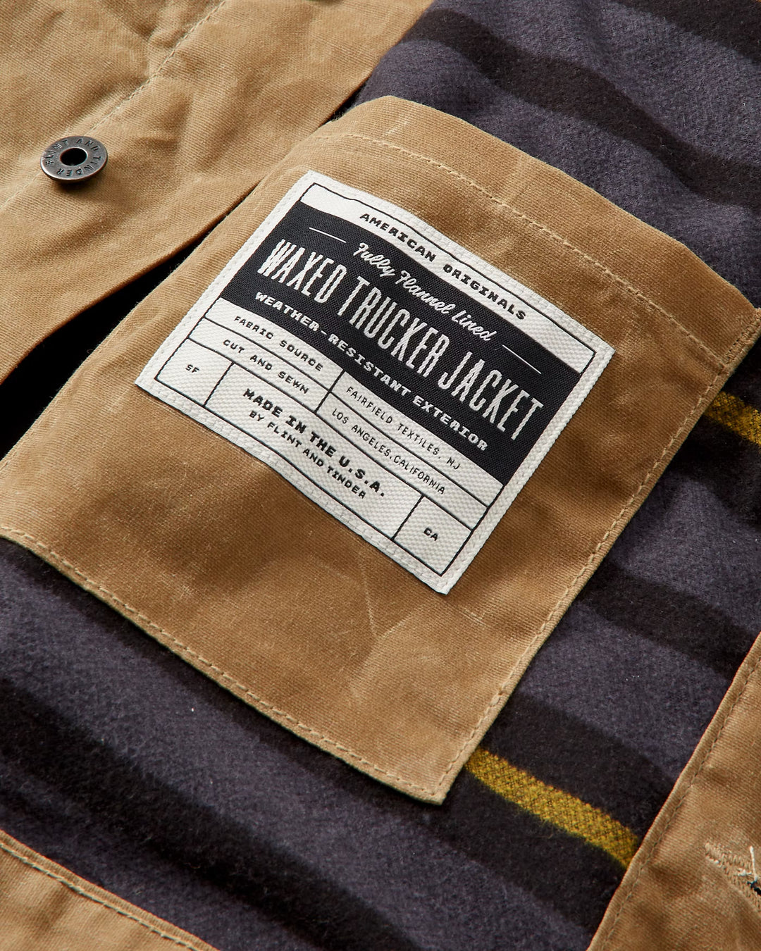 Flannel Lined Trucker Jacket - Woman