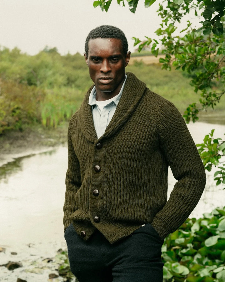 The Wilkinson Cardigan in Olive