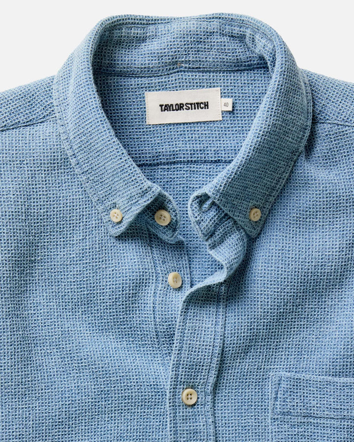 The Jack in Washed Indigo Waffle