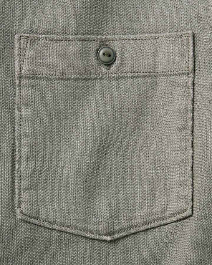 The Dispatch Shirt in Smoked Olive Broken Twill