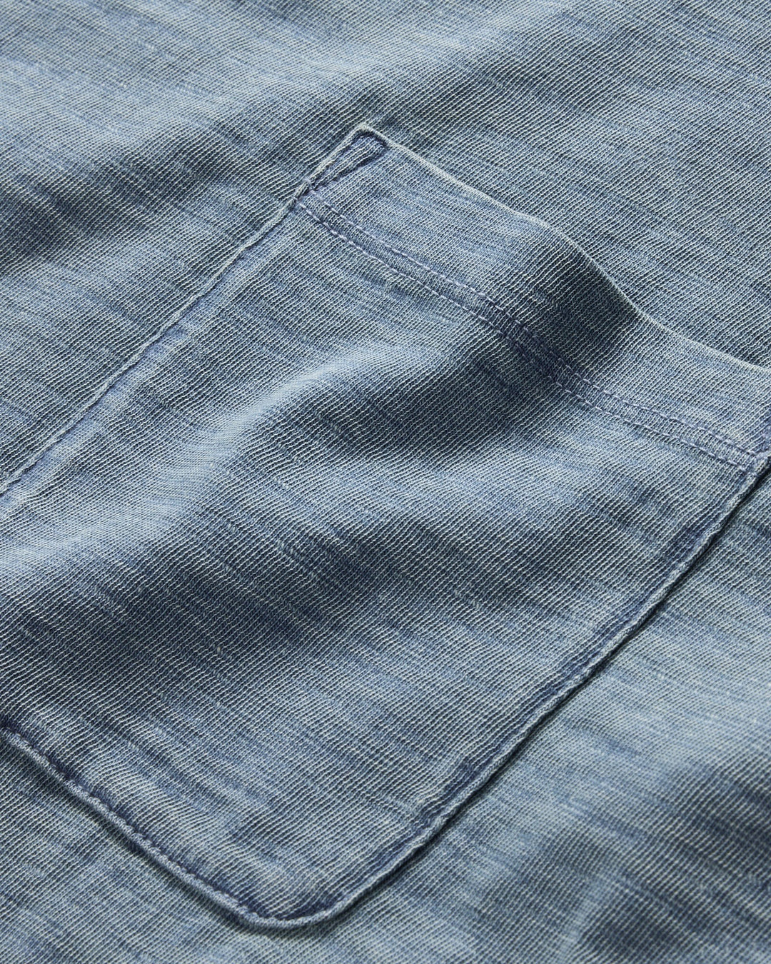 The Slub Tee in Washed Indigo