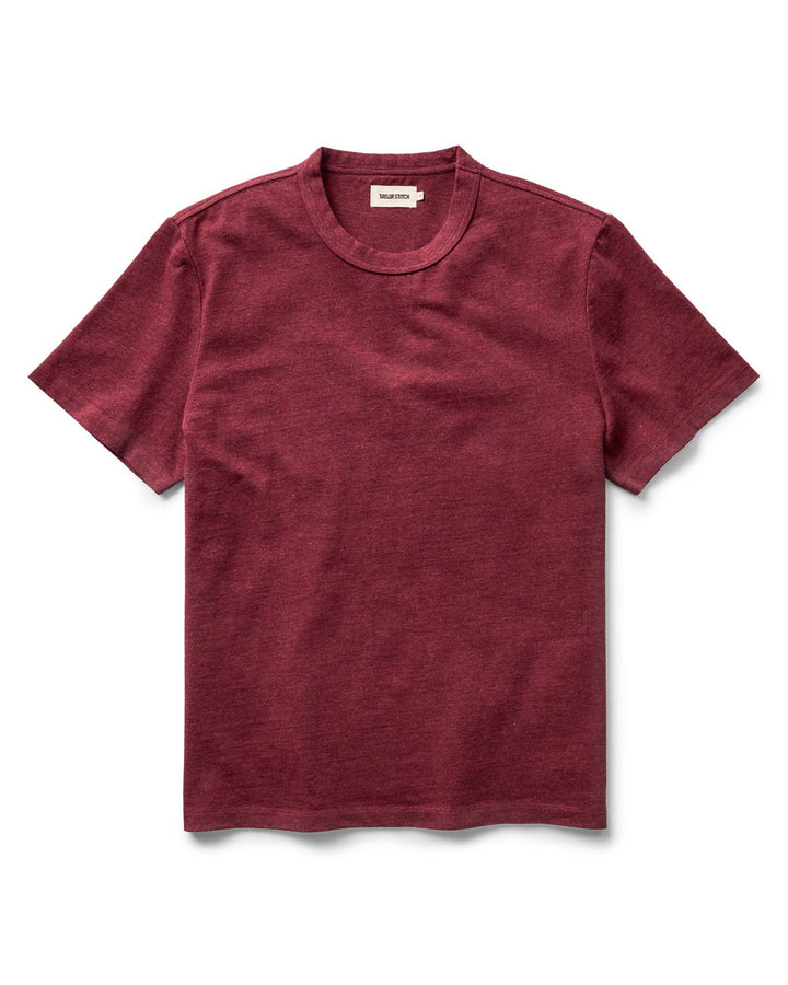 The Organic Cotton Shop Tee in Dried Cherry Twist