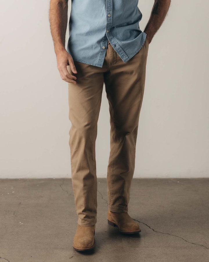 The Democratic Foundation Pant in Organic Khaki
