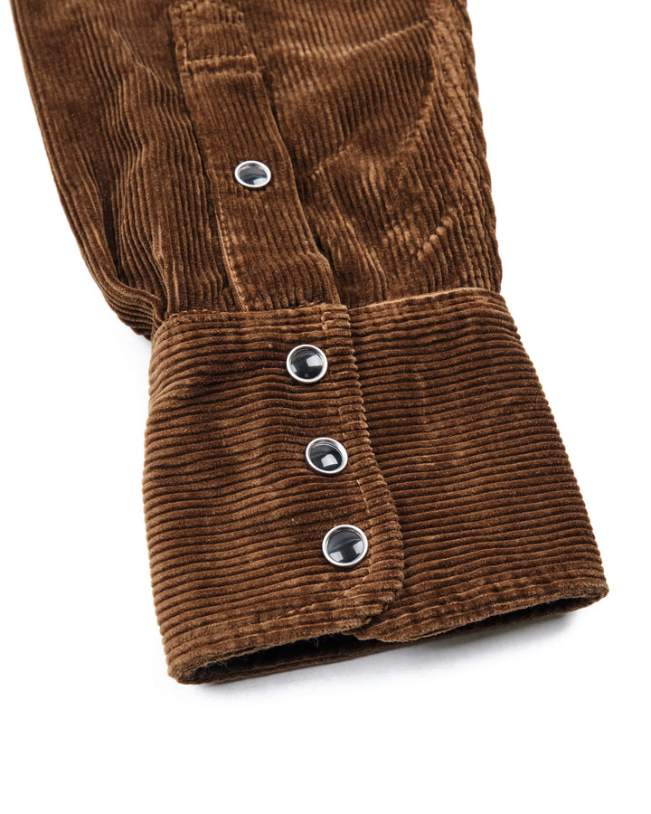 Calico in Gold Corduroy