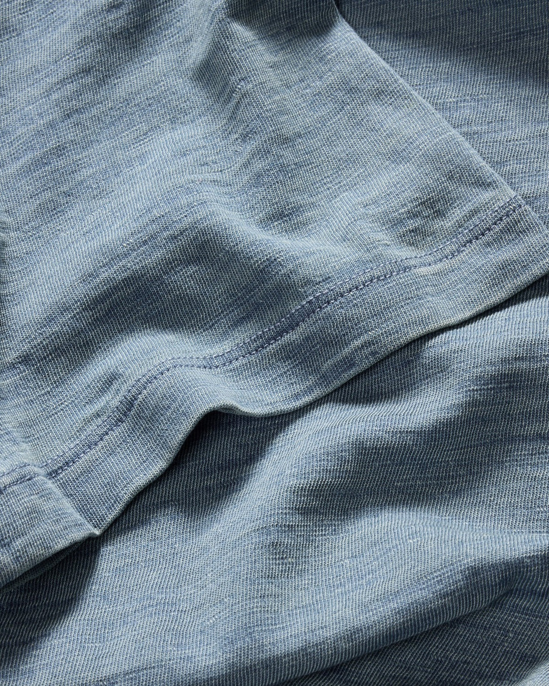 The Slub Tee in Washed Indigo