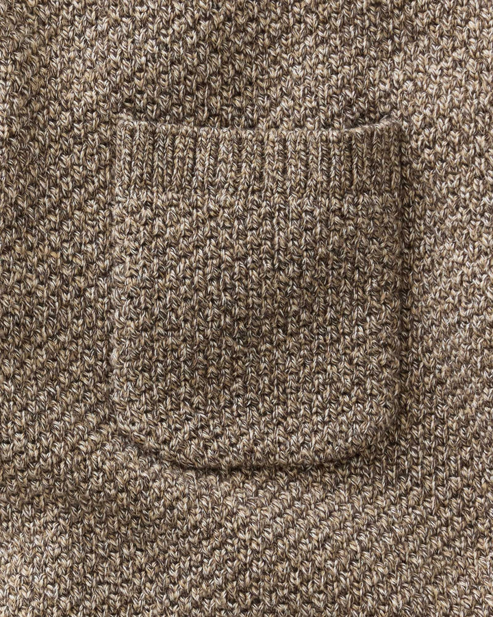The Crawford Crew Sweater in Coffee Twist