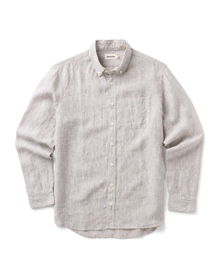 The Jack in Burgundy University Stripe Linen
